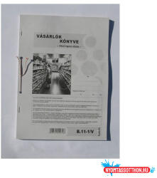  Vásárlók könyve (25x2) B. 11-1/V/ÚJ (BAR_404410000)