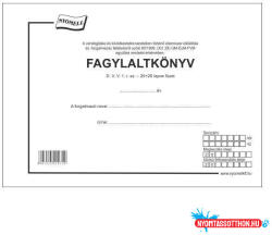  Fagylaltkönyv A/4 25+25 lapos fekvő DVV. 1 (BAR_450046521)