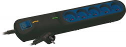 Lestar Prelungitor LF 2001A Surge Protector Power Strip, 3 Outlets, 3m, black (1966020178) - pcone