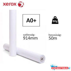  Plotterpapír tekercses XEROX A0+ (914mm/50m) 80g 496L94119 (BAR_017100006)