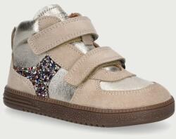 Froddo félcipő gyerek bőr LOOP HIGH-TOPS BAREFOOT - bézs 22