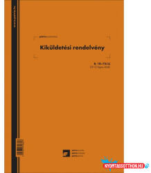  Kiküldetési rendelvény PÁTRIA A/4 (25x2) álló B. 18-73/UJ (BAR_404310010)