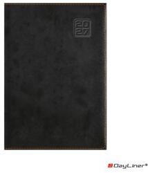 Taski Naptár, tervező, B6, heti, DAYLINER "Square", fekete (NSQB6FKU)
