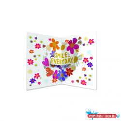  Képeslap MAR Happy Virágos 3D 22ORPB32 (BAR_076951008)