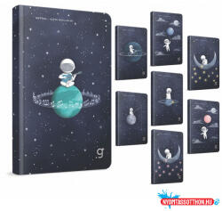  Beíró GIPTA Astral 13x21 cm keményfedeles 96 lapos vonalas 7364 (BAR_081903500)