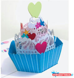  Képeslap MAR Muffin Kirigami 21OR237 (BAR_076950012)