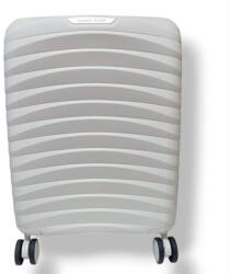 Plazabox Wizzair Ryanair bőrönd 55 x 40 x 20/23 cm bővíthető polipropilén fehér TSA záras (le-010-s-white)