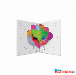  Képeslap MAR Happy Birthday 3D 22ORPB29 (BAR_076951005)