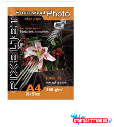  Fotópapír PIXELJET A/4 260g fényes (20lap) (BAR_018240000)
