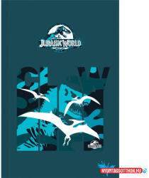 Beírókönyv JURASSIC WORLD A/4 keményfedelű 96 lap vonalas (BAR_081102030)