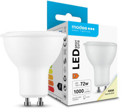 Modee Lighting LED Izzó Spot Alu-Plastic 10W GU10 110° 4000K (1000lm), CRI>80, természetes fehér, IP20 (ML-GU10P4000K10WN)