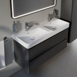 Laufen Pro X porcelán duplamosdó 120x46 cm csaplyukkal és túlfolyóval, fehér H8148620001041 (H8148620001041)