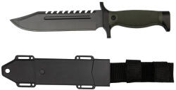 Depox Cutit de vanatoare DEPOX®, Assault Specialist, 30 cm, negru, teaca inclusa (2948)