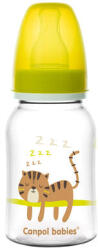 Canpol babies keskeny nyakú cumisüveg 120 ml AFRICA sárga (5908963)