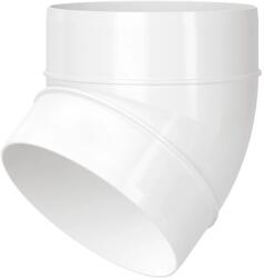 Vents 45 fokos könyökidom szellőző csőhöz, D=100 (121-45)