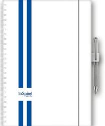 Dayliner Naptár, tervező, A5, heti, DAYLINER, ˝InSpiral GT˝, fehér-kék