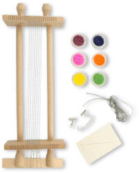 Scheepjes Beading Loom - gyöngyfűző szövőketret gyönggyel