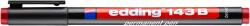 edding Alkoholos marker, OHP, 1 mm, EDDING "143 B", piros (4-143002)