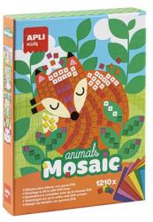 APLI Mozaikos képkészítő készlet, APLI Kids "Animals Mosaic", erdei állatok (14289) - csillag