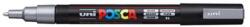 uni Dekormarker, 0, 9-1, 3 mm, UNI "Posca PC-3M", ezüst (284737000)
