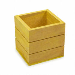  Dekoláda vintage mini sárga 8x8cm, mag: 8cm 180/#
