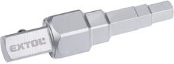 Extol radiátor kulcs, 1/2", 5 részes, 9, 8-21mm, (25/64"-53/64"), 40Cr (8816202) - csillag