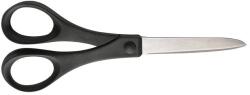 Fiskars Olló, papírvágó, 18 cm, FISKARS "Essential", fekete (1023818) - csillag