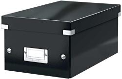 LEITZ DVD-doboz, LEITZ "Click&Store", fekete (60420095) - csillag