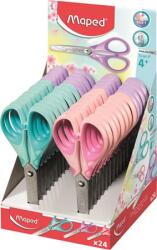 Maped Olló display, iskolai, 13 cm, MAPED "Essentials Soft Pastel", pasztell színek (464413)