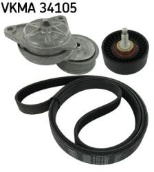 SKF Set curea transmisie cu caneluri SKF VKMA 34105 (VKMA 34105) - automobilus