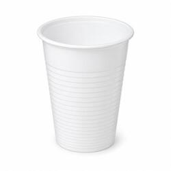  Műanyag pohár, 3 dl, 50 db, fehér (SM-CS-11750) - csillag