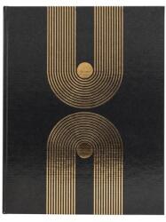 Exacompta Vendégkönyv, 27x22 cm, 50 lap, EXACOMPTA "Graphik Black (47848E) - csillag