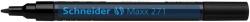 Schneider Lakkmarker, 1-2 mm, SCHNEIDER "Maxx 271", fekete (127101) - csillag
