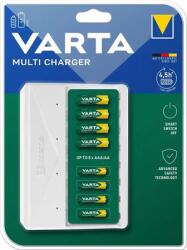 VARTA Elemtöltő, AA/AAA, 8 férőhely, akku nélkül, VARTA "Multi (57659101401) - csillag