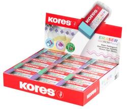 Kores Radír display, KORES "KE-30", pasztell színek (40305)