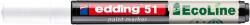 edding Lakkmarker, 1-2 mm, EDDING "51", fehér (4-51-049) - csillag