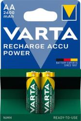 VARTA Tölthető elem, AA ceruza, 2x2600 mAh, előtöltött, VARTA "Power (5716101402) - csillag