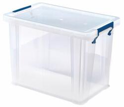 Fellowes Műanyag tároló doboz, átlátszó, 18, 5 liter, FELLOWES, "ProStore (7730501) - csillag