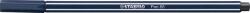 STABILO Filctoll, 1 mm, STABILO "Pen 68", éj szürke (68/98) - csillag