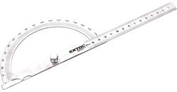 Extol Craft szögmérő/vonalzó, lakatos, hossz. : 278 mm, Inox, mm beosztás, 0° -180°, vastagság: 1, 3 mm (925102) - csillag