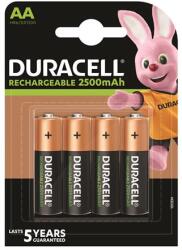 Duracell Tölthető elem, AA ceruza, 4x2500 mAh, DURACELL (10PP050049) - csillag