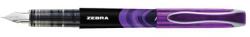 Zebra Töltőtoll, 0, 6 mm, ZEBRA "Fountain pen", lila (19679) - csillag