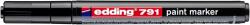 edding Lakkmarker, 1-2 mm, EDDING "791", fekete (4-791001)