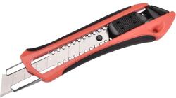 Extol tapétavágó kés, 18 mm fémházas, gumírozott; auto lock, tripla vágóéllel, pótpenge: 9123A, 8855091 (8855022)
