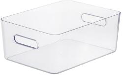 SMARTSTORE Műanyag tárolódoboz, 15, 4 liter, SMARTSTORE "Compact Clear L", átlátszó (11090) - csillag