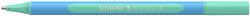 Schneider Golyóstoll, 0, 7 mm, kupakos, SCHNEIDER "Slider Edge XB Pastel", menta (152224) - csillag