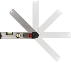 EXTOL PREMIUM 5 év vízmérték, digitális szögmérővel, 305mm, 2 libella, ±0, 5mm/1m, illetve 0-225°, ±0, 3°, LCD kijelző (8823501)