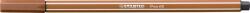 STABILO Filctoll, 1 mm, STABILO "Pen 68", vörösbarna (68/75)