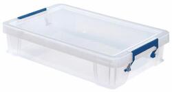 Fellowes Műanyag tároló doboz, átlátszó, 5, 5 liter, FELLOWES, "ProStore (7730301) - csillag