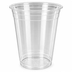  Műanyag shaker és koktélos pohár, 3 dl, 50 db, víztiszta (SM-CS-14375) - csillag